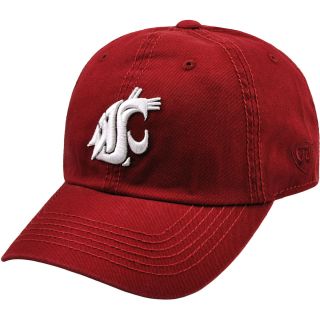 TOP OF THE WORLD Mens Washington State Cougars Crew Red Adjustable Cap   Size: