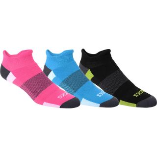 ASICS Intensity Low Cut Socks   3 Pack   Size: Medium, Assorted Pinks