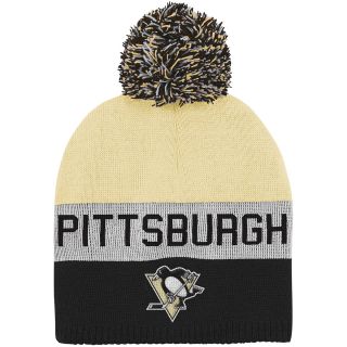 REEBOK Youth Piitsburgh Penguins Uncuffed Pom Knit Hat   Size: Youth