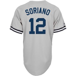 Majestic Athletic New York Yankees Alfonso Soriano Replica Road Jersey   Size: