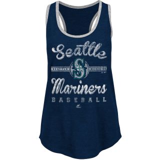 MAJESTIC ATHLETIC Womens Seattle Mariners Authentic Tradition Tank Top   Size: