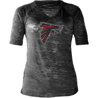 Touch By Alyssa Milano Womens Atlanta Falcons Rhinestone Logo T Shirt   Size