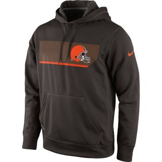 NIKE Mens Cleveland Browns Pullover Performance Kangaroo Pocket Hoody   Size