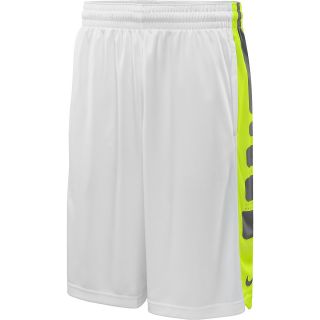 NIKE Mens Elite Stripe Basketball Shorts   Size: Xl, White/cool Grey