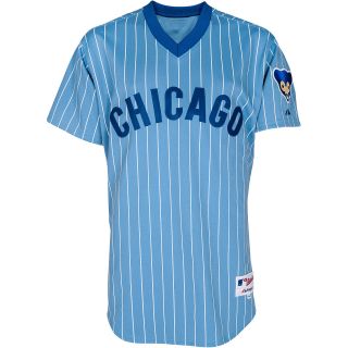MAJESTIC ATHLETIC Mens Chicago Cubs 1978 Sunday Authentic Replica Road Jersey  