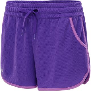 UNDER ARMOUR Womens Rally Shorts   Size: Xl, Pride/exotic Bloom