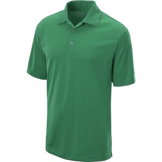 NIKE Mens Stretch Tech Golf Polo   Size Medium, Green/white