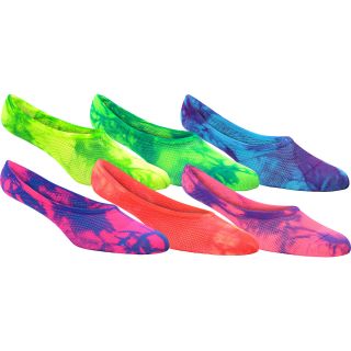 SOF SOLE Womens All Sport Lite Footie Socks   6 Pack   Size: Medium, Tie Dye