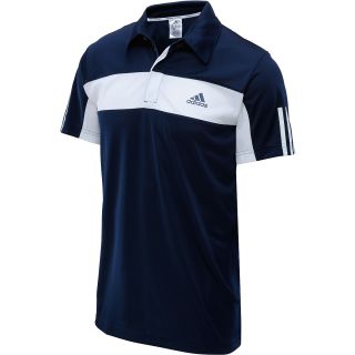 adidas Mens Galaxy Short Sleeve Tennis Polo Shirt   Size: Xl, College