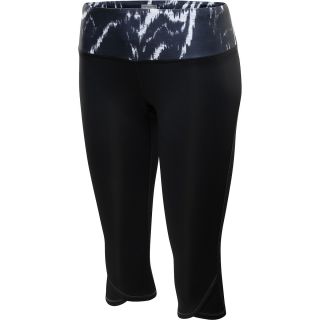 NEW BALANCE Womens Knee Capri Pants   Size: Medium, Black/marble