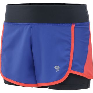MOUNTAIN HARDWEAR Womens Pacer 2in1 Running Shorts   Size XS/Extra Small,