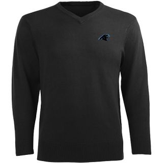 Antigua Mens Carolina Panthers Ambassador Knit V Neck Sweater   Size XL/Extra