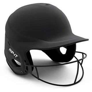 RIP IT Fit Matte with Vision Pro Fastpitch Softball Helmet   Adult, Black (VISN 