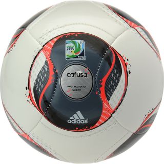adidas Confederations Cup 2013 Glider Soccer Ball   Size: 4, White
