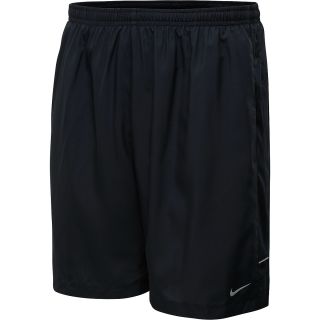 NIKE Mens 7 Woven Running Shorts   Size: Large, Dk.obsidian/silver