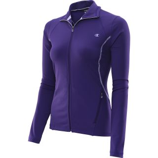 CHAMPION Womens PowerTrain Absolute Workout Full Zip Jacket   Size: Xl, Purple