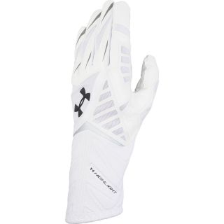 under armour nitro warp highlight football gloves white