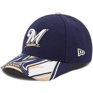 NEW ERA Youth Milwaukee Brewers Visor Dub 9FORTY Adjustable Cap   Size: Youth,