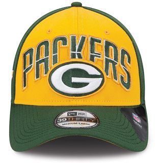 NEW ERA Mens Green Bay Packers Draft 39THIRTY Stretch Fit Cap   Size: S/m, Blue