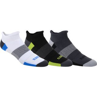 ASICS Intensity Low Cut Socks   3 Pack   Size: Large, White/black/grey