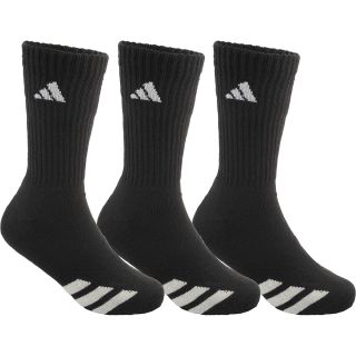 adidas Youth Cushioned Athletic Crew Socks   3 Pack