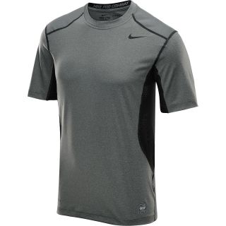 NIKE Mens Pro Combat Hypercool Fitted Short Sleeve Crew Top   Size: Xl,