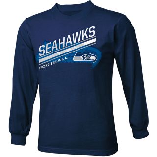 NFL Team Apparel Youth Seattle Seahawks Serious Business Long Sleeve T Shirt  