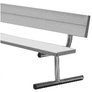Sport Supply Group 7.5 Portable Bench with Back   Size: 7.5 Foot, Aluminum