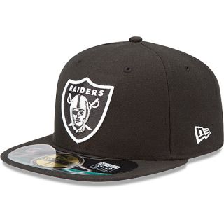 NEW ERA Mens Oakland Raiders Official On Field 59FIFTY Fitted Cap   Size: 7.75,