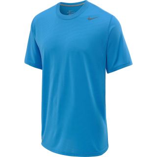 NIKE Mens Dri FIT Touch Short Sleeve T Shirt   Size: Small, Blue Hero/grey