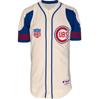 MAJESTIC ATHLETIC Mens Chicago Cubs 1942 Sunday Authentic Replica Home Jersey  