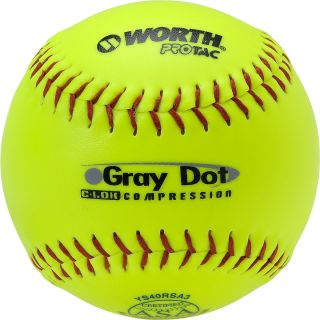 Worth 12 Gray Dot C LOK Compression Softball