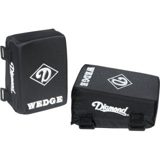 Diamond Sports Catchers Knee Wedges   Size Large, Black (WEDGE LG)