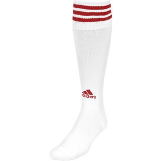 adidas Copa Zone Cushion Soccer Sock   Size Large, White/university Red