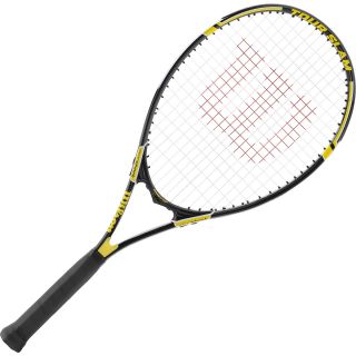 WILSON Tour Slam Tennis Racquet   Size: 4 1/2 Inch (4)110 Head S, Black/yellow