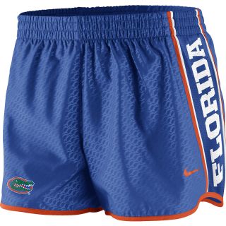 NIKE Womens Florida Gators Dri FIT Chainmaille Pacer Shorts   Size: Small,