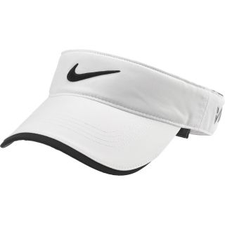 NIKE Mens Tour Adjustable Golf Visor, White/white