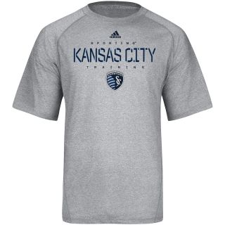 adidas Mens Sporting Kansas City Training Climate Short Sleeve T shirt   Size: