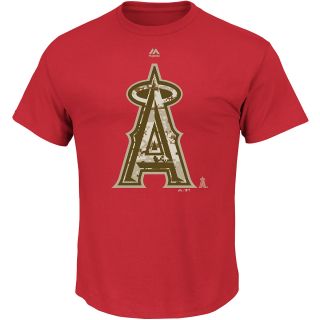 MAJESTIC ATHLETIC Mens Los Angeles Angels of Anaheim Memorial Day 2014 Camo