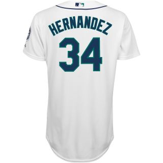 Majestic Athletic Seattle Mariners Felix Hernandez Authentic Home Jersey   Size: