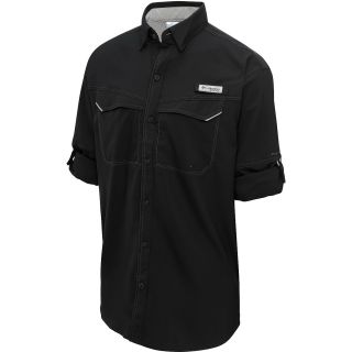 COLUMBIA Mens Low Drag Offshore Long Sleeve Fishing Shirt   Size: Small, Black