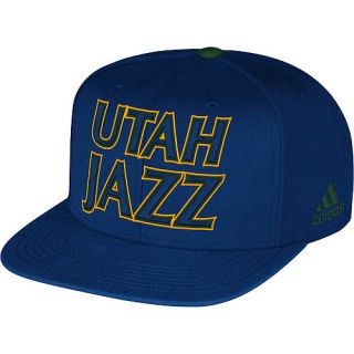 adidas Mens Utah Jazz 2013 NBA Draft Snapback Cap, Multi Team