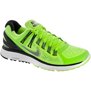 Nike Lunareclipse+ 3: Nike Mens Running Shoes Flash Lime/Black Spruce/Cool Gray