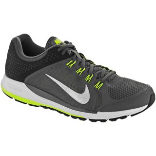 Nike Zoom Elite+ 6: Nike Mens Running Shoes Black/Gray/Yellow
