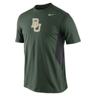Nike Pro Combat Hypercool Logo (Baylor) Mens Shirt   Green