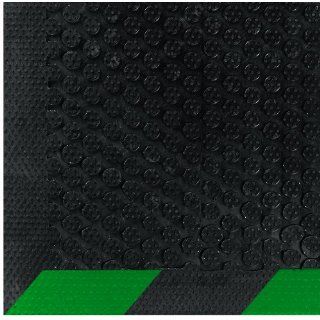 Andersen 546 Safety Scrape Nitrile Rubber Entrance Indoor/Outdoor Floor Mat with Striped Green Border, 10' Length x 4' Width, 1/8" Thick: Industrial & Scientific