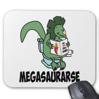 Funny dinosaur mouse pads