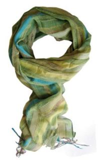 Frost Hats 100% Cotton Scarf Natural Eco Shawl Lightweight Soft Scarf ICS 2 GREEN at  Womens Clothing store