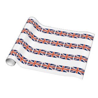 United Kingdom British Flag Union Jack Wrapping Wrapping Paper