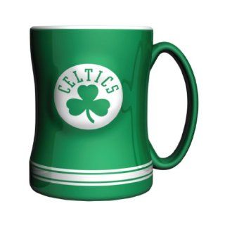 NBA Boston Celtics Sculpted Relief Mug, 14 Ounce : Sports Fan Coffee Mugs : Sports & Outdoors